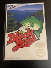 NES Nintendo Black Bass Original CIB