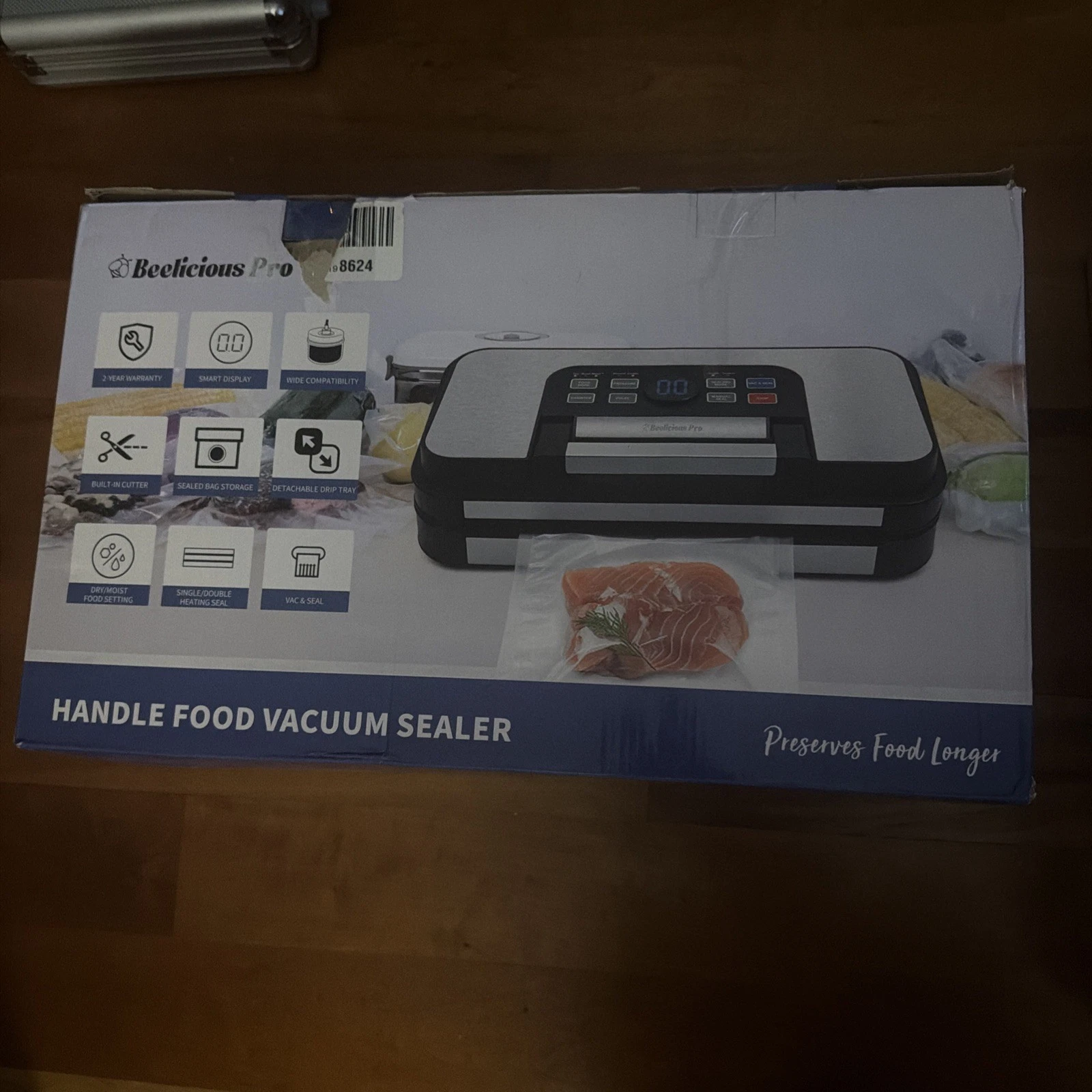 Beelicious Pro Food Vacuum Sealer With Smart Display: Model VS9313
Opens in a new window or tab