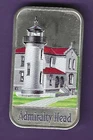 ADMIRALTY HEAD LIGHTHOUSE – ENAMELED    .999 SILVER ART BAR