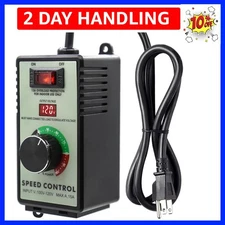 AC Motor Variable Speed Controller 120V 15A 4000W with Overload Protection Sw...