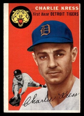 1954 Topps Baseball #219 Charlie Kress EX/MT *m1