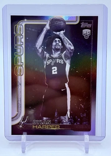 2025-26 Topps Basketball Dylan Harper #202 Blackout Rookie RC Target Exclusive