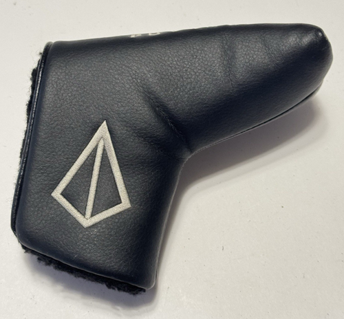 *Pyramid Blade Putter Headcover, Blk/Silver, 9.9/10 Condition, FREE SHIP!! - Afbeelding 2 van 5