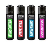 Clipper Feuerzeug 4Er Set Ffx Kinder