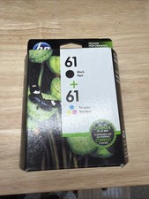 HP 61XL  61 Ink Cartridge 2-Pack CZ138FN Black  Tri-Color Combo  NOS