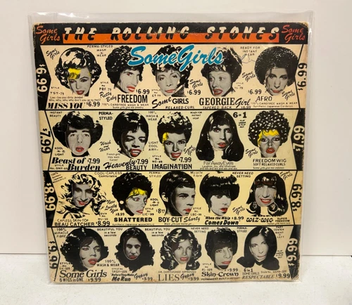 The Rolling Stones - Some Girls Vinyl Original Celebrity Faces Cover, 1st Press!