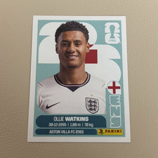 Panini 2026 Ollie Watkins ENG 20 England FIFA World Cup 2026 Rookie Card. rookie card picture