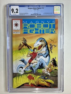 Magnus Robot Fighter #12 Valiant, 5/92 CGC UNIVERSAL GRADE 9.2