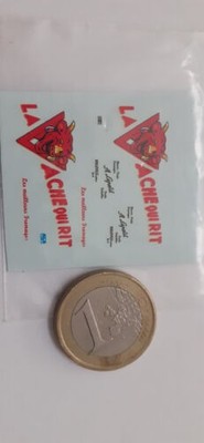 decalcomanie decals déco vache qui rit 1/43