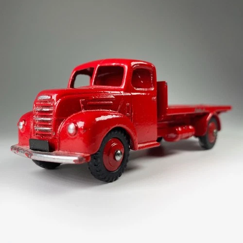 Vintage ~1954-60 DINKY Toys UK Red #422 FORDSON THAMES FLAT TRUCK Diecast Toy