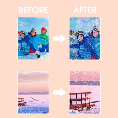 Self adhesive cold lamination film A4 waterproof matte holographic transparent
