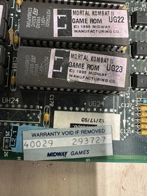 MORTAL KOMBAT 2 PCB JAMMA ARCADE MAIN BOARD ONLY REV 3.1 Tested and Working