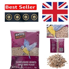 Sunflower Hearts Bird Food 1kg - Laser Sorted, Wheat-Free, High Energy Treat 15.99 per kilo