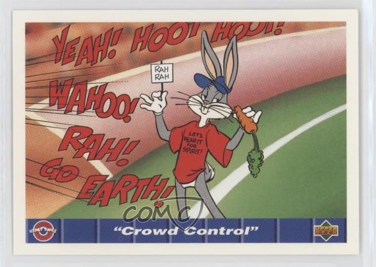 1992 Upper Deck Comic Ball IV Bugs Bunny Crowd Control #107 1g4