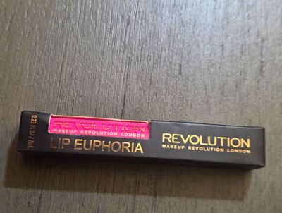 Makeup Revolution London Lip Euphoria Matte Lipstick, Pink, 0.23 fl oz/7 mL