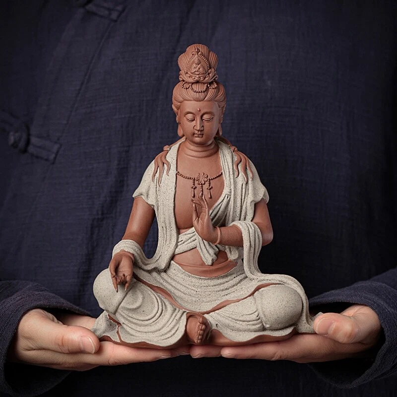 Luz de decoración de mesa estilo zen USB estantes antiguos y curiosos estatua de Buda nueva Foto 3 de 4