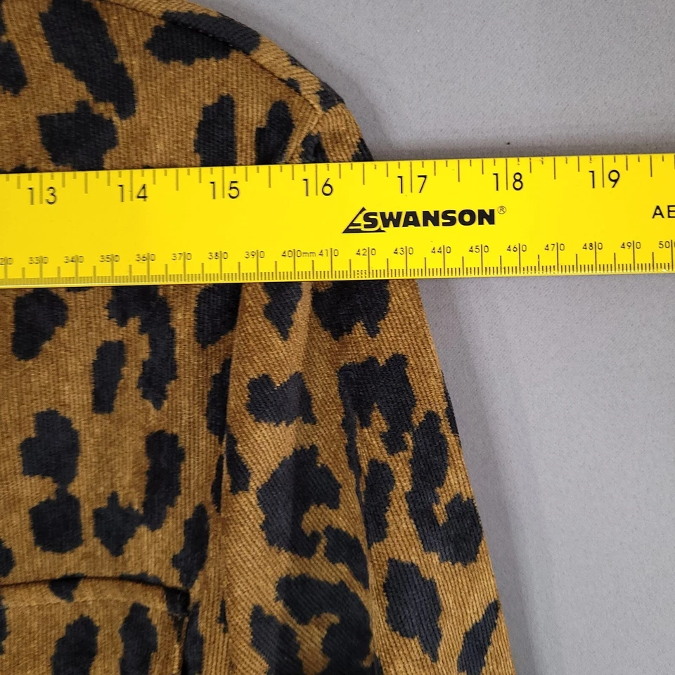 Boohoo женщин леопард шнур котел комбинезон подпоясанный длинным рукавом размер 4 - Изображение 2 из 4