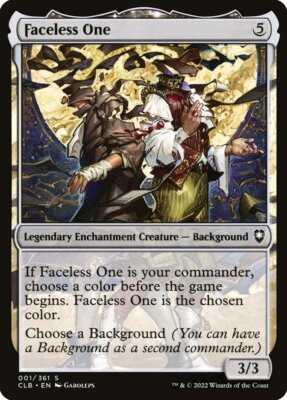 MTG Faceless One (1/1080) Commander Legends Battle for Baldur's Gate LP