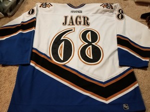 jaromir jagr game worn jersey