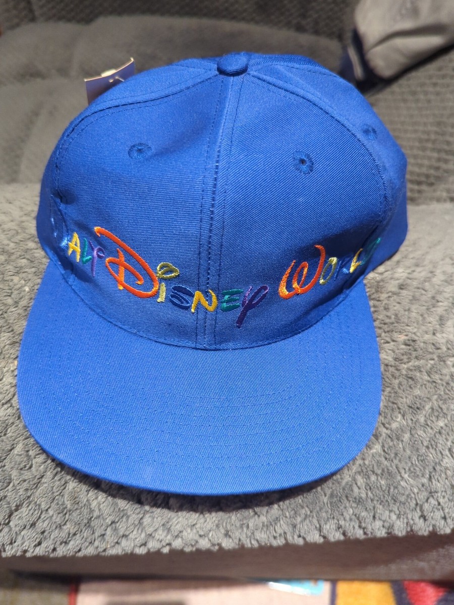 disney vintage　Goofy's Hat Co. 　ハット　キャップ Vintage Walt Disney Blue World Goofy's Hat Co. Embroidered new w