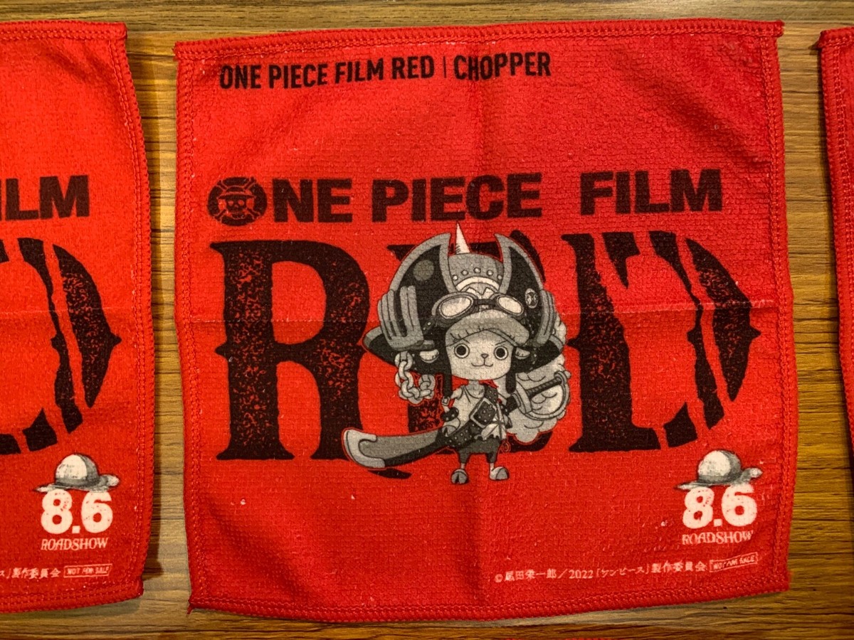 One Piece Film Red Movie 2022 Original Hand Towel 20x20cm