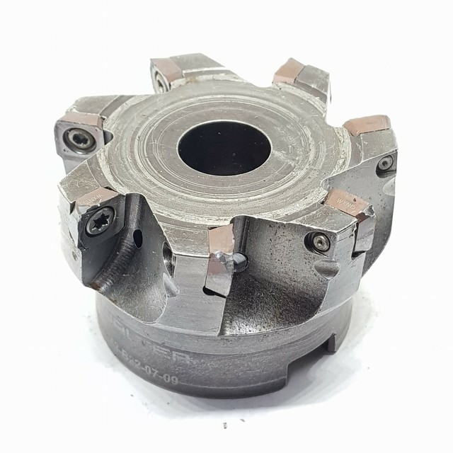 Walter 63mm Face Mill M4132063B220709 22mm Bore 7 Tips Coolant