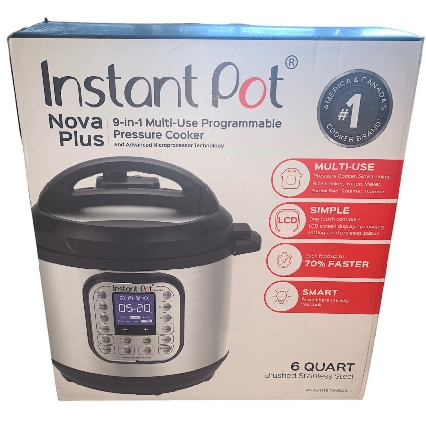 Brand New Instant Pot Nova Plus 9-in-1 Multi-Use