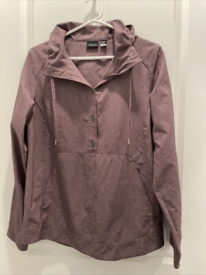 Marmot Women's Lorey Lightweight Hooded Top Jacket Vintage Purple Size Large