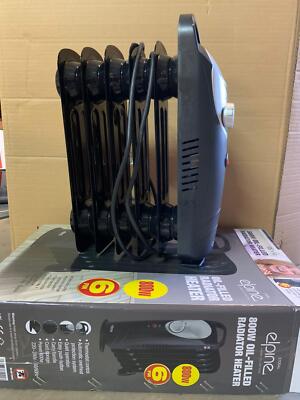 Mini Portable Oil Filled Radiator Heater with Thermostat 800W | eBay