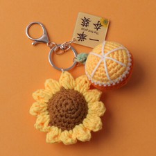 Sunflower Pendant Keychain Graduation Gift Hook Woven Bag Pendant Crafts