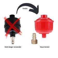 Verschleißteil Wasserabscheider für Pulverbeschichtungsgerät 