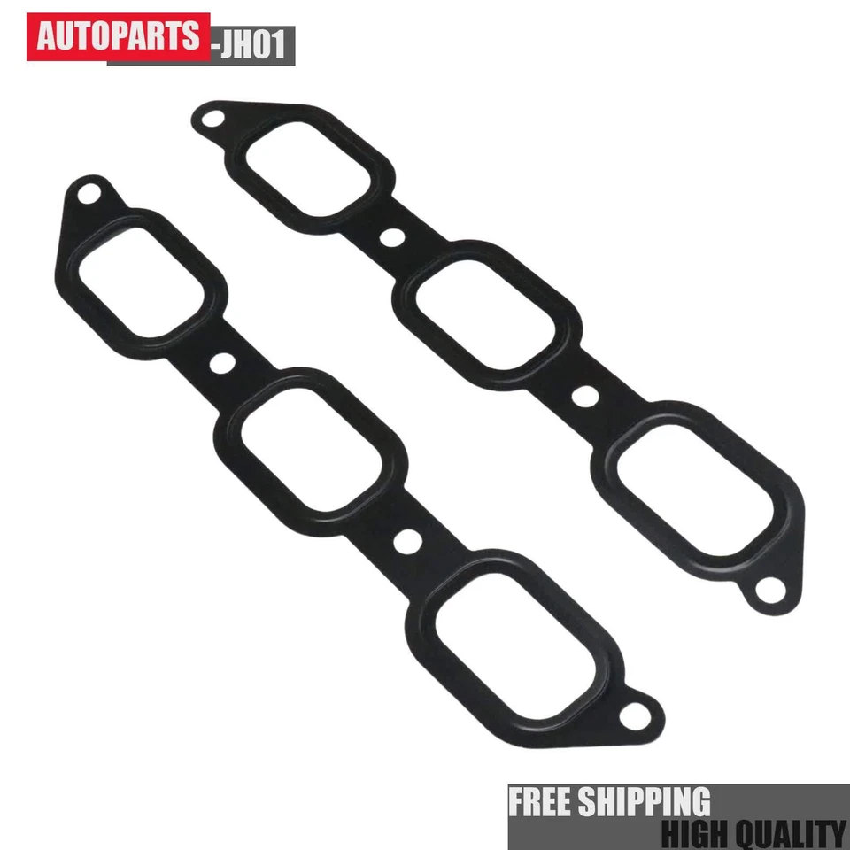 2x For 14-20 Land Rover Range Rover Sport 3.0L 5.0L Intake Manifold Gasket Black - Image 3 of 4