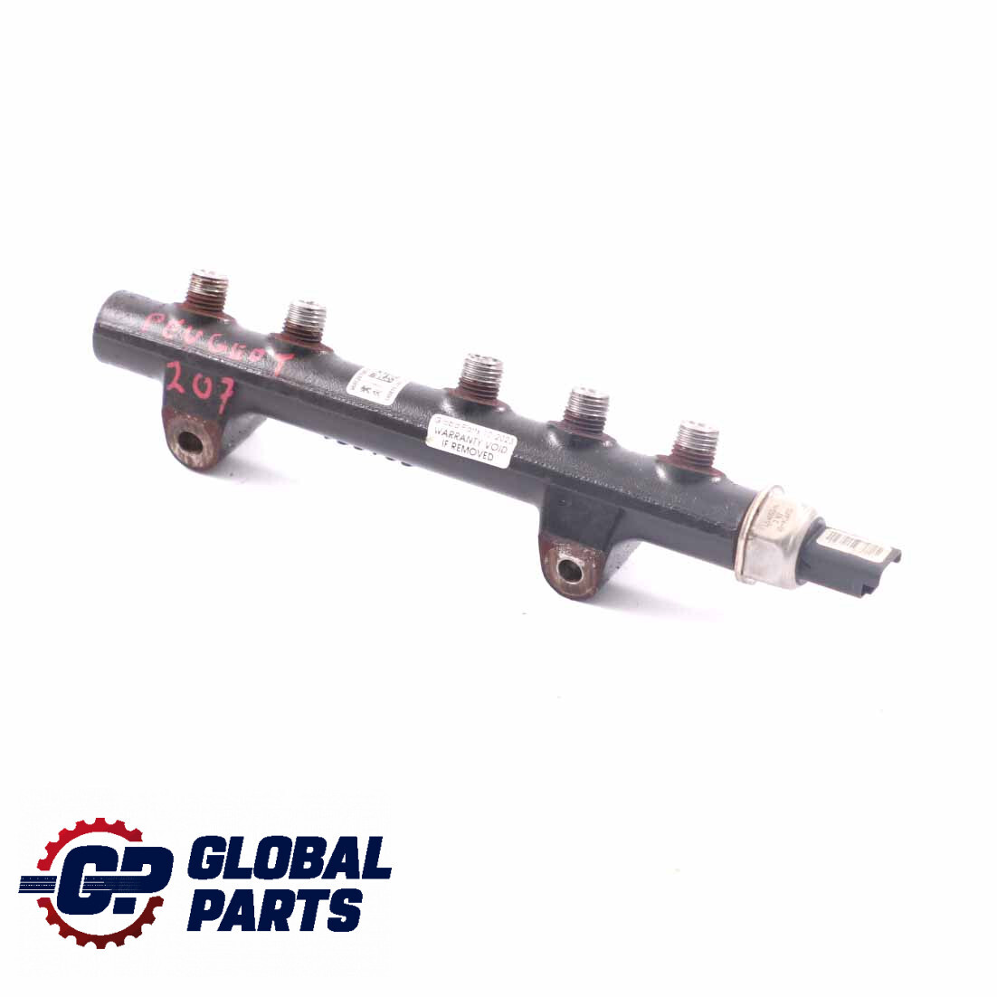 Peugeot 207 1.6 HDI diésel inyección de combustible línea ferroviaria tubo 9685297580