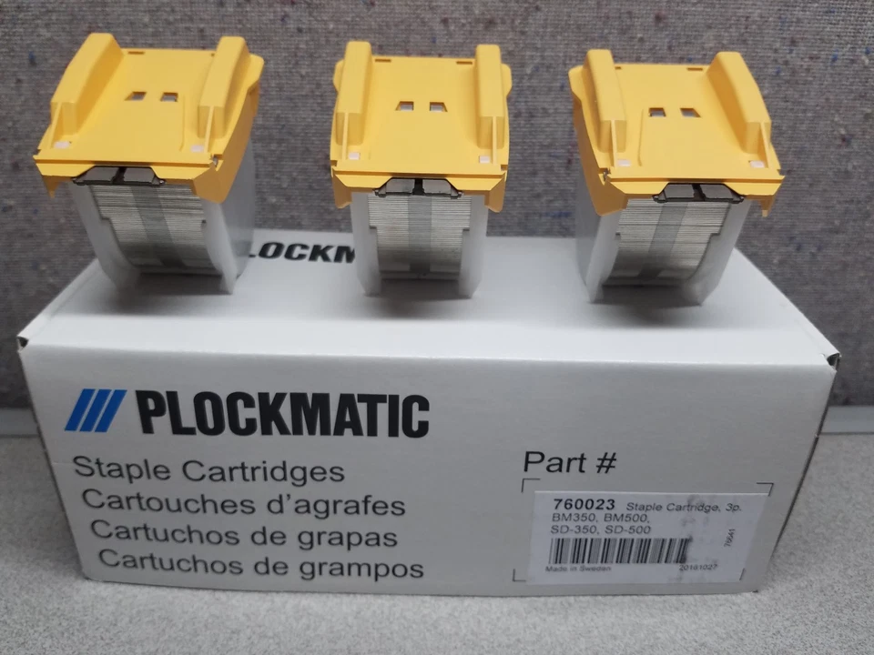 Morgana - Plockmatic 760023 – MorganaBM250, BM350 & BM500 3pk Staple Cartridges - Image 3 of 3