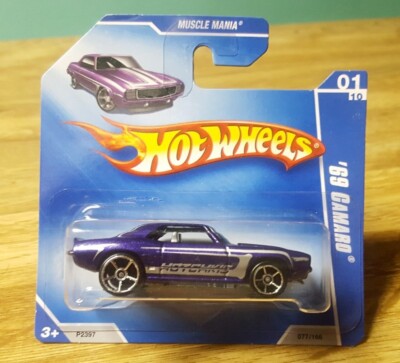 Hot Wheels '69 Camaro Purple 1:64 Scale New 2009 Muscle Mania on