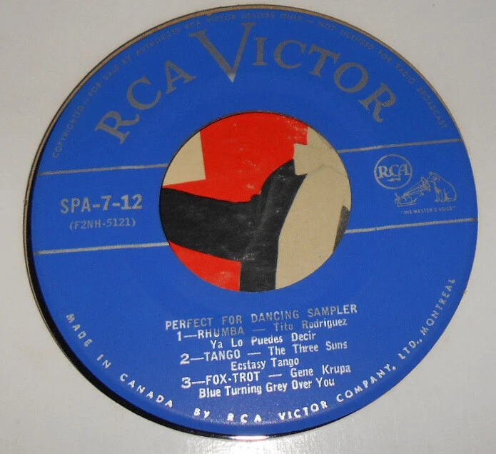 RCA Victor SPA 7-12 Perfect For Dancing Sampler Various Artist 45 RPM Canadian - Image 4 of 4