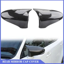 M Horn Carbon Fiber Mirror Cover Caps For Lexus IS RC 200 300 350 450 2014-2020