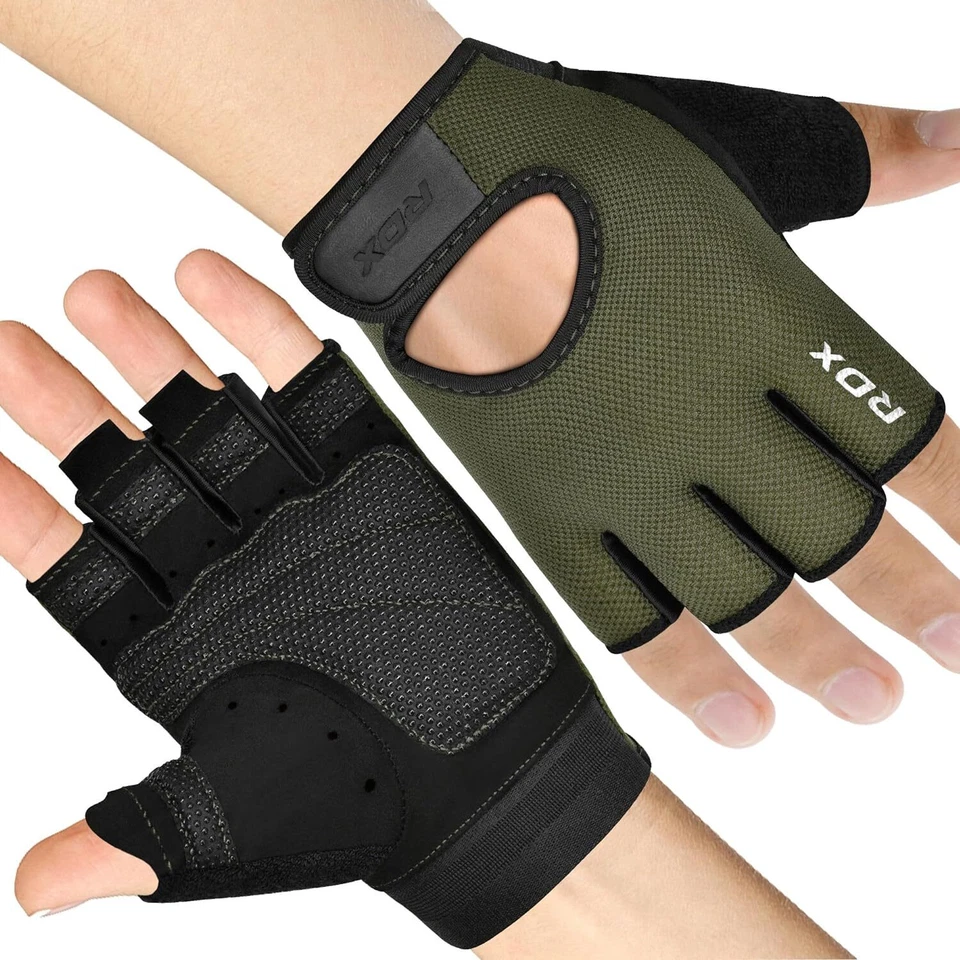 Weight Lifting Gym Gloves by RDX Anti Slip Padded Workout Gloves for Men Women - Image 2 of 4