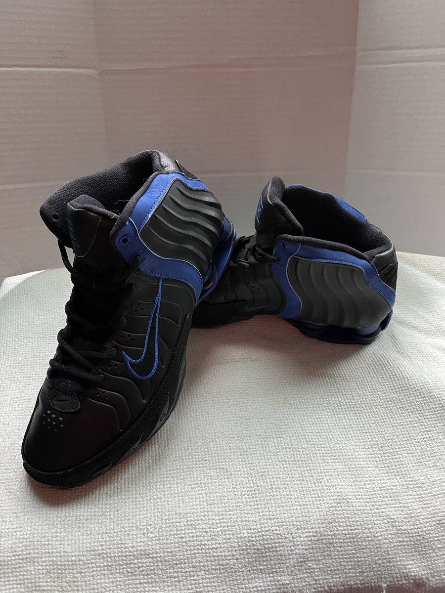 Nike Zoom Shox Flight Basketball Shoes Mens Sz 7 Black/Blue  display picture 1