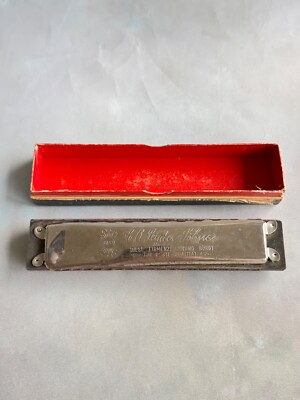 Vintage M. Hohner Echo Harfe Mundharmonika, Tonart C/G, doppelseitig, Made in...