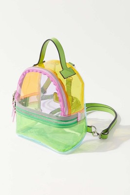 steve madden benny clear backpack