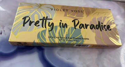 Violet Voss Pretty in Paradise All in One Face & Eye Shadow Palette NIB