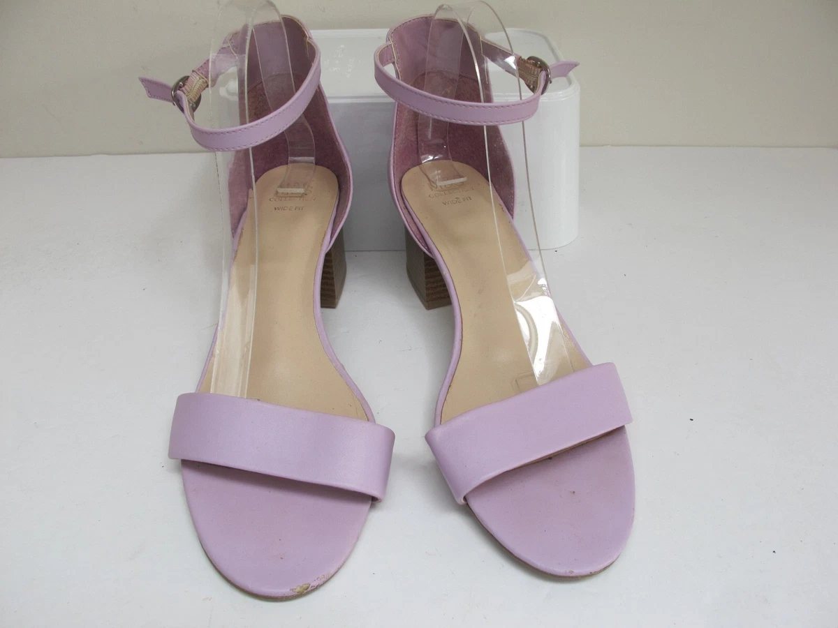 Purple wide fit heels store