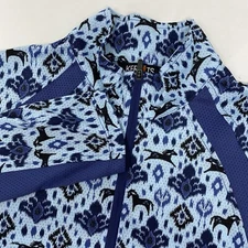 Kerrits Women's XS Horse Print Always Cool Ice Tank Long Sleeve 1/4 Zip Top Set
