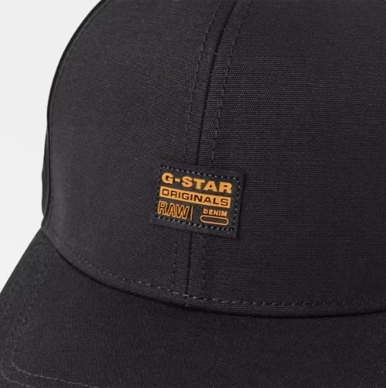 G-Star RAW Originals Men's Baseball Cap Adjustable Hat Black Logo Streetwear - Image 4 of 4