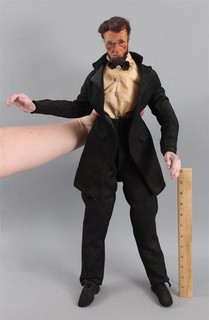 Antique 26in American Folk Art President ABE ABRAHAM LINCOLN Hand Carved Doll