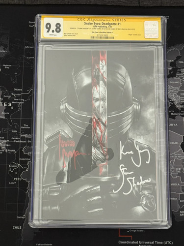 Snake Eyes: Deadgame #1 CGC 9.8 SS SIGNED by KEONE YOUNG & MICO SUAYAN! (LTD500)