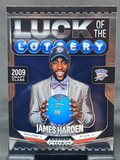 2024-25 Prizm Black James Harden Luck of the Lottery #11 Thunder