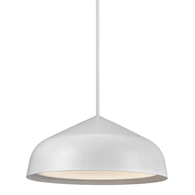 Nordlux LED Pendelleuchte Fura Weiß Ø25cm 12W warmweiß 2200K/2700K Step-Dimmbar - Bild 1 von 4