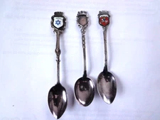 3 VINTAGE MINI SPOONS MARBURG- ISRAEL - THE OTHER UNKNOWN